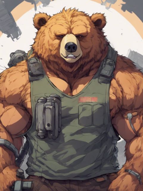 Built-Forward Bear